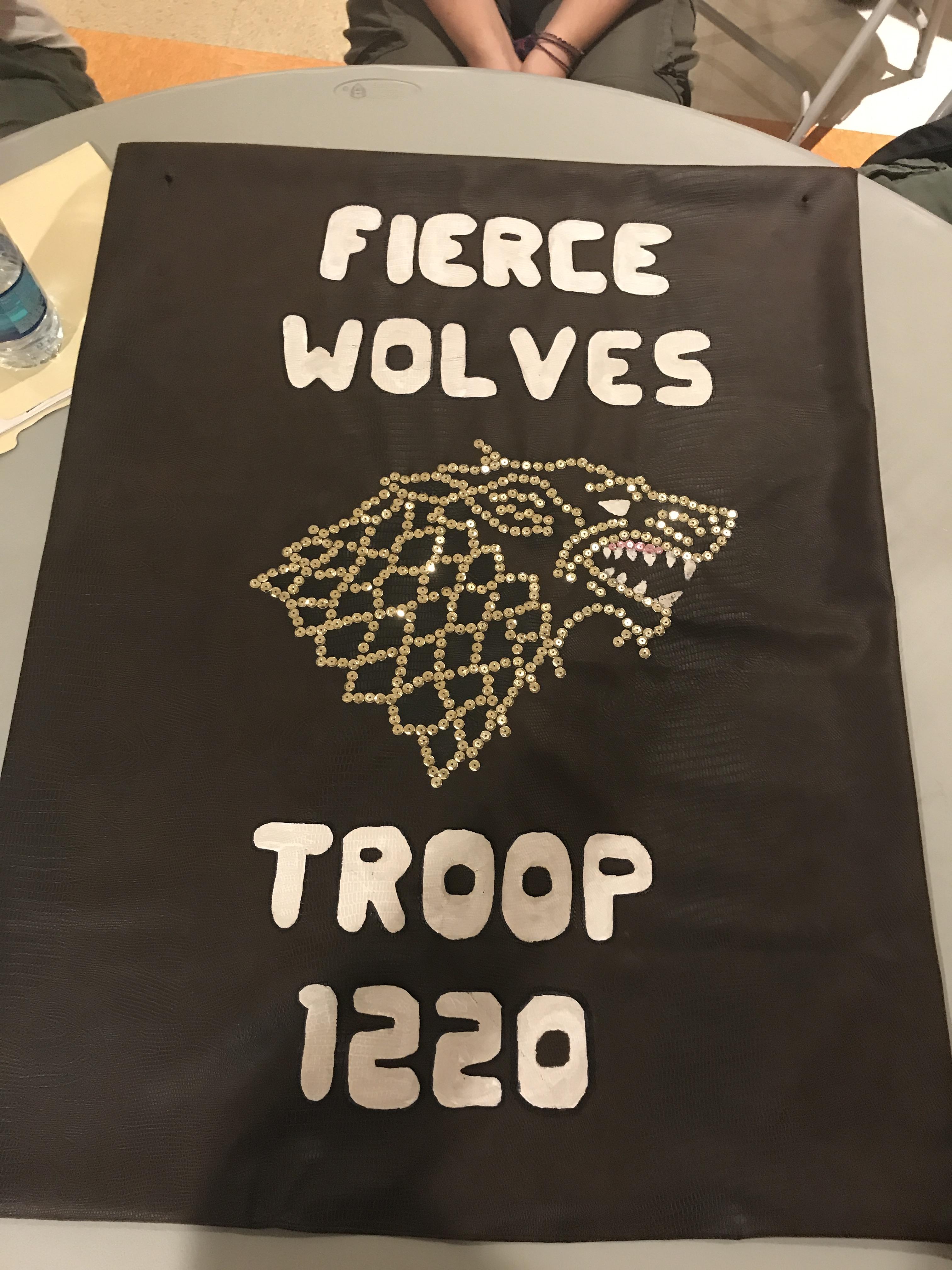 Fierce Wolves Patrol Flag