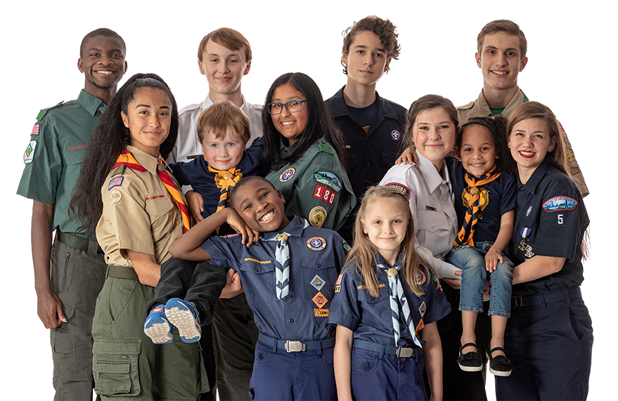 picture of scouts at all levels